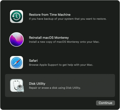 disk utility mac intel