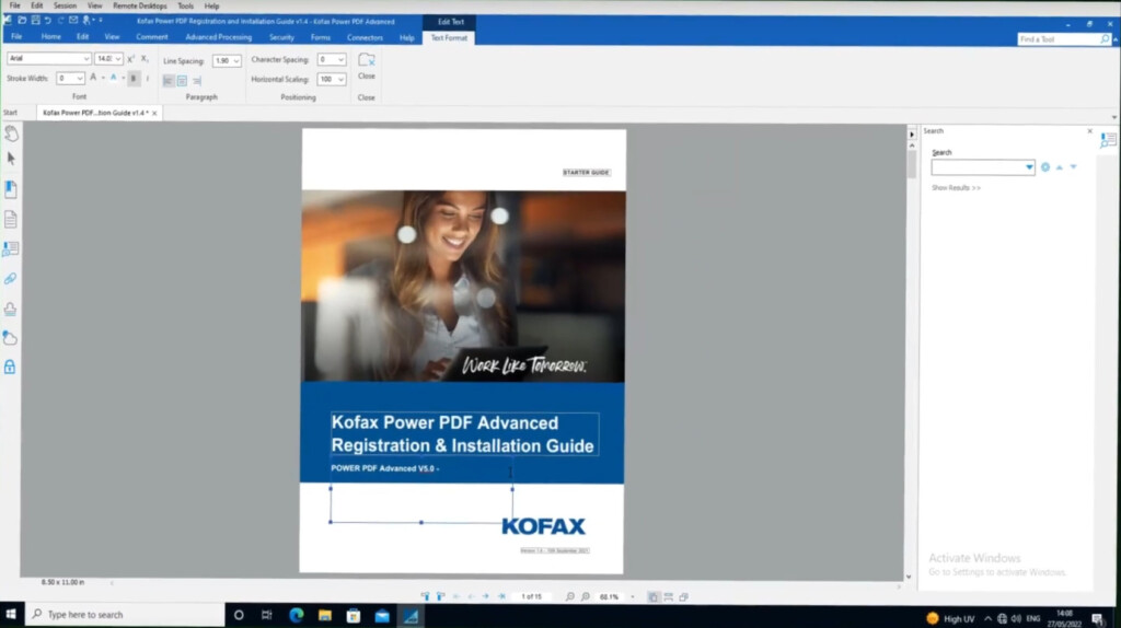 kofax pdf editor one time purchase