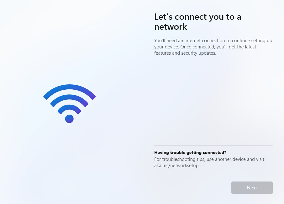 skip network connect