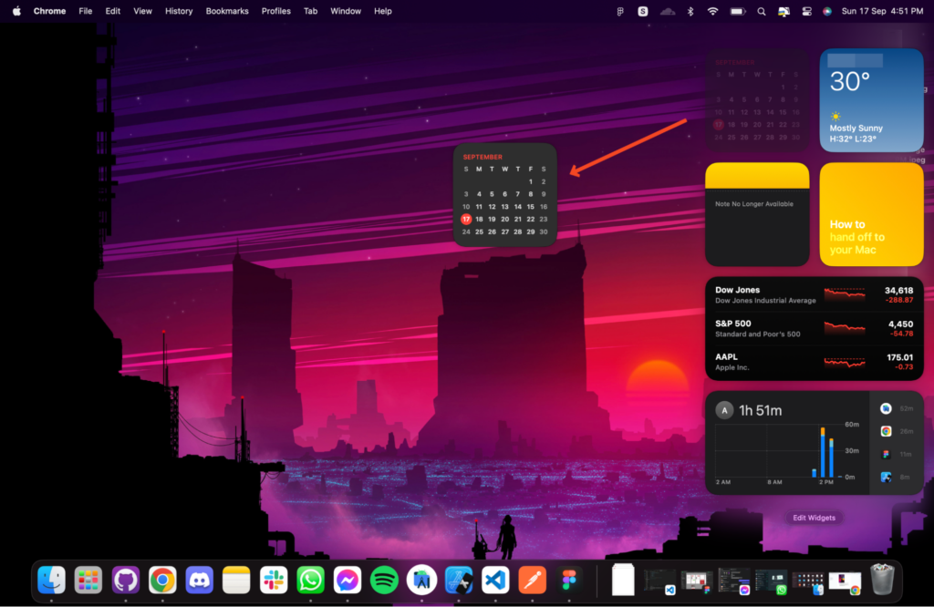 How to Add Widgets to a Mac Dektop 2