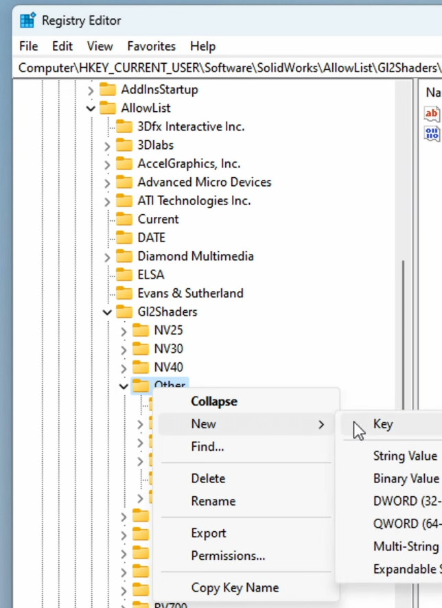 solidworks g12shader new key string parallels