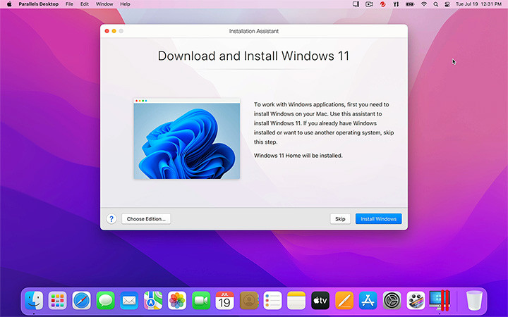 windows 11 on mac in virtual machine