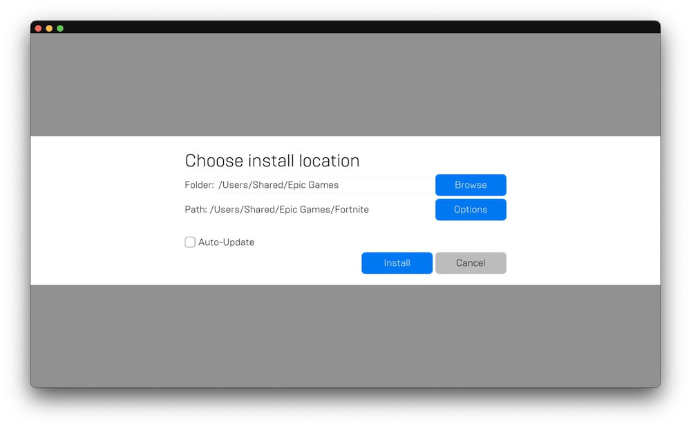 epic games install location mac