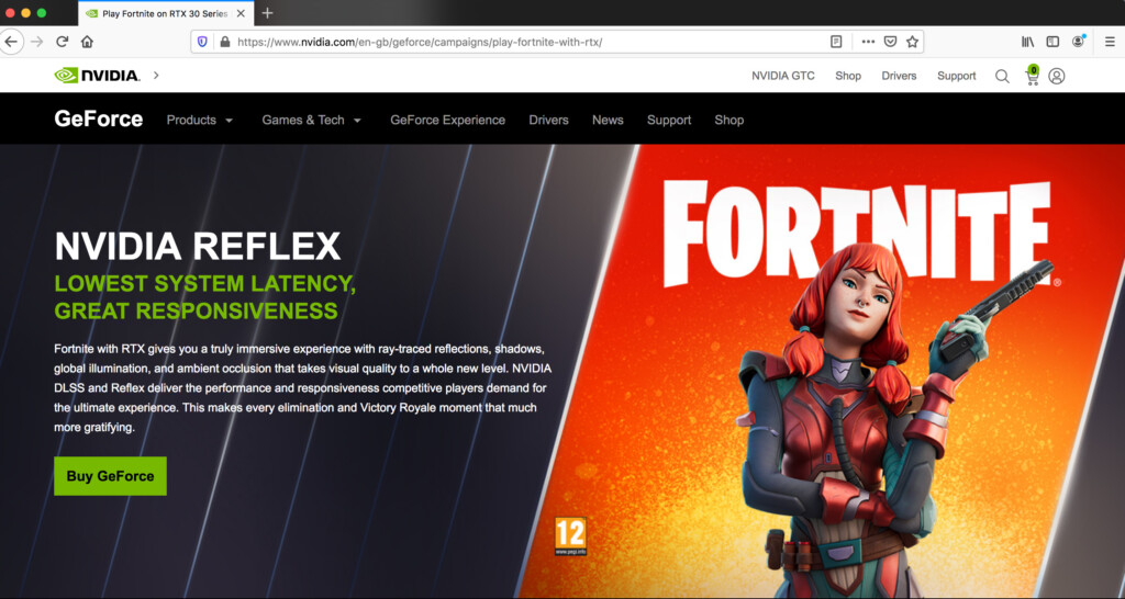 fortnite in geforce now for mac