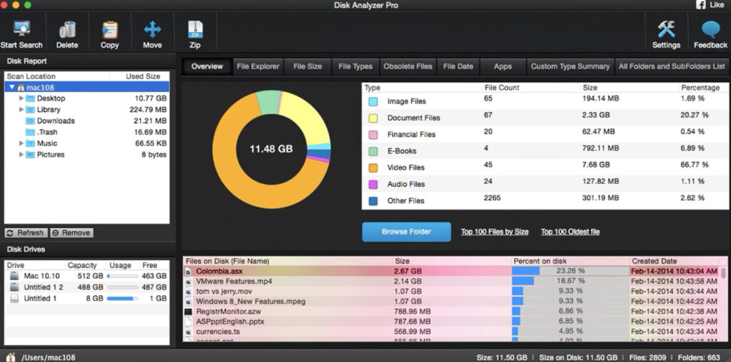 disk analyzer pro for mac