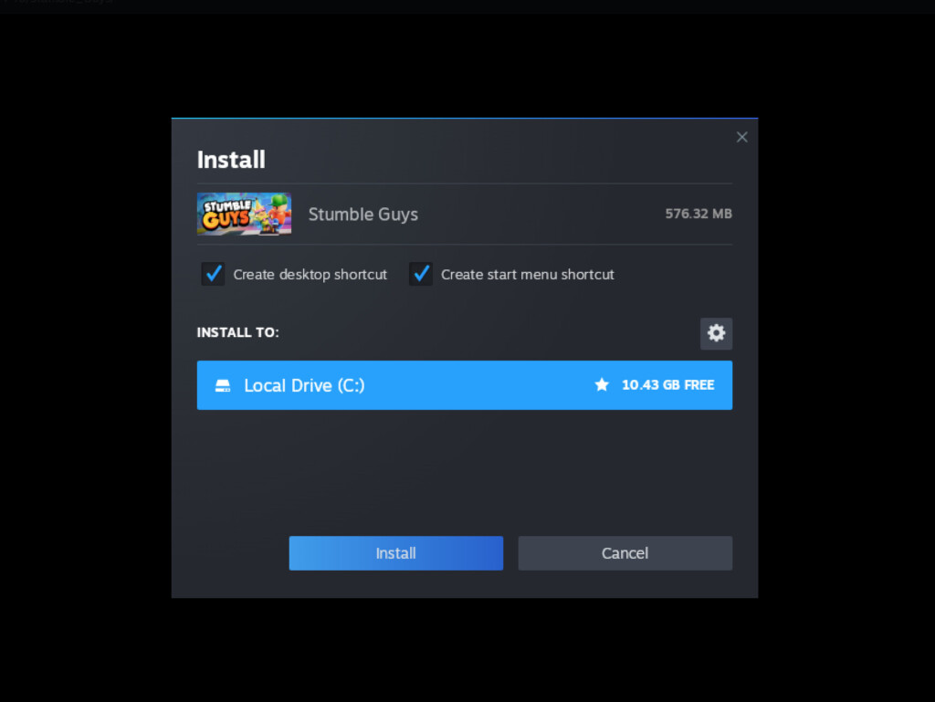 install game in steam on crossover