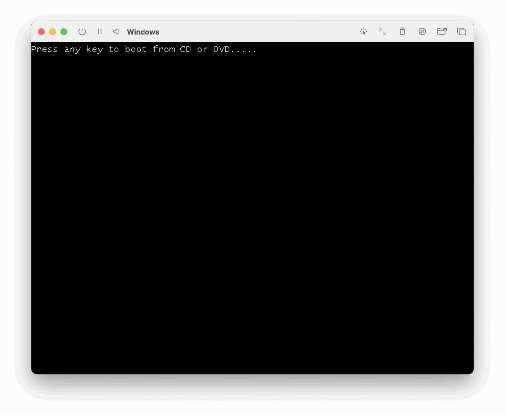 utm for mac - press a key to install