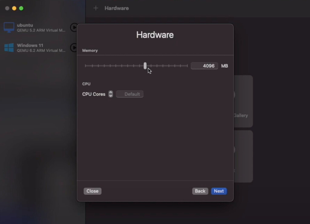 utm hardware setup