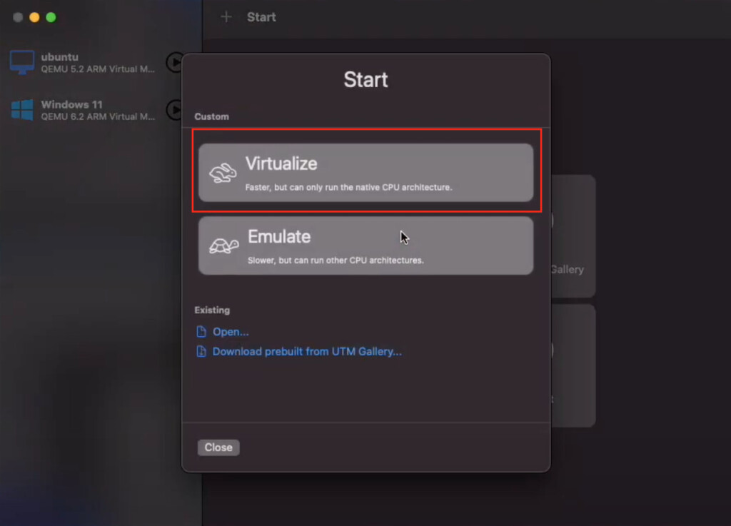virtualize windows 11 umt apple silicon mac