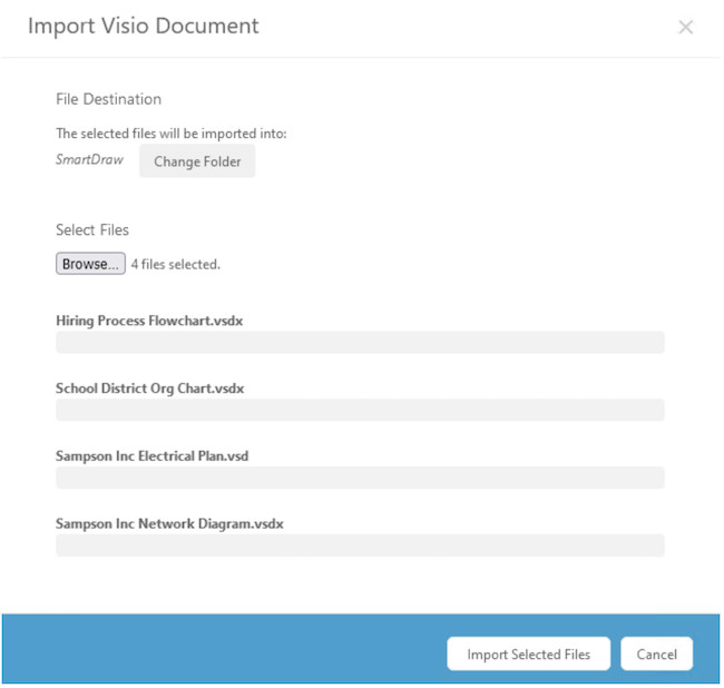 smartdraw import visio file mac