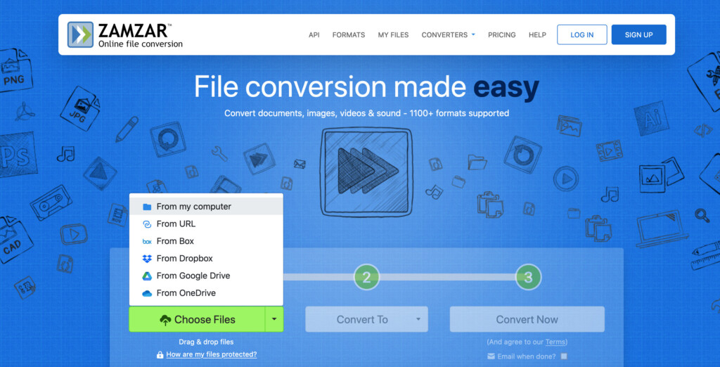 zamzar convert publisher file on mac