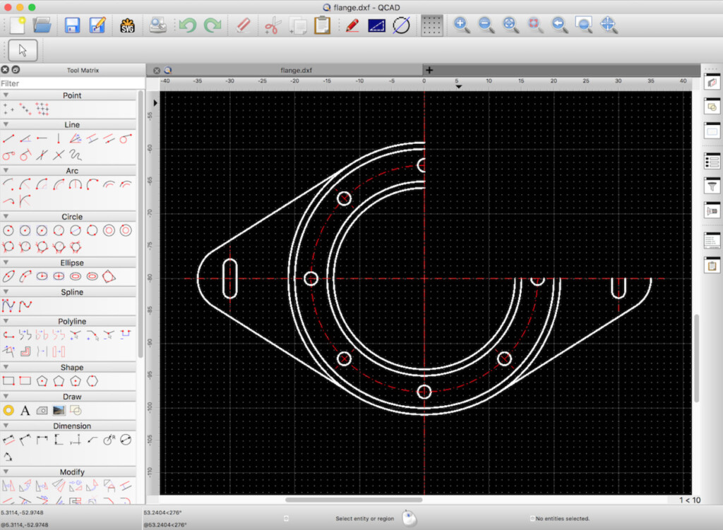 2d desktop cad for mac - qcad