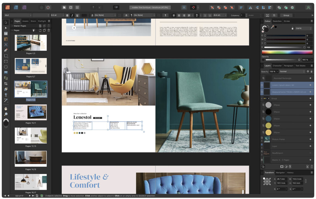 affinity publisher for mac desktop publishing