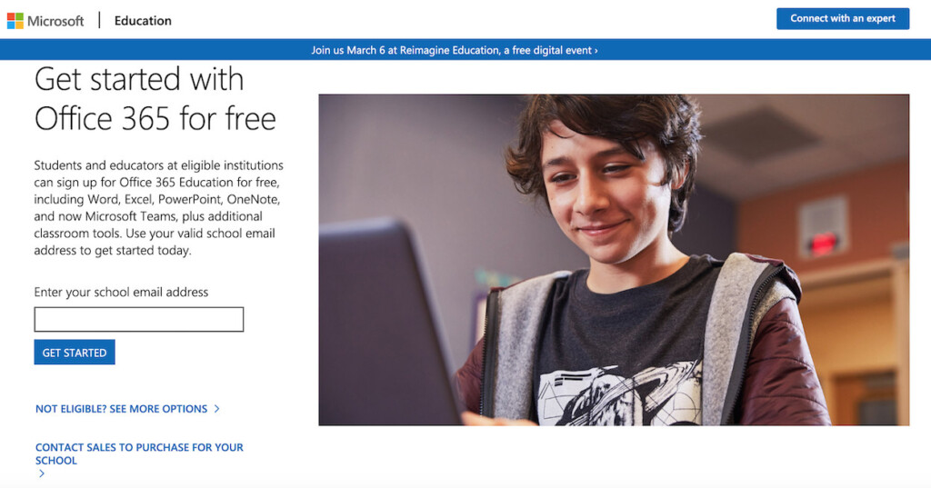 microsoft 365 free student edition sign-up