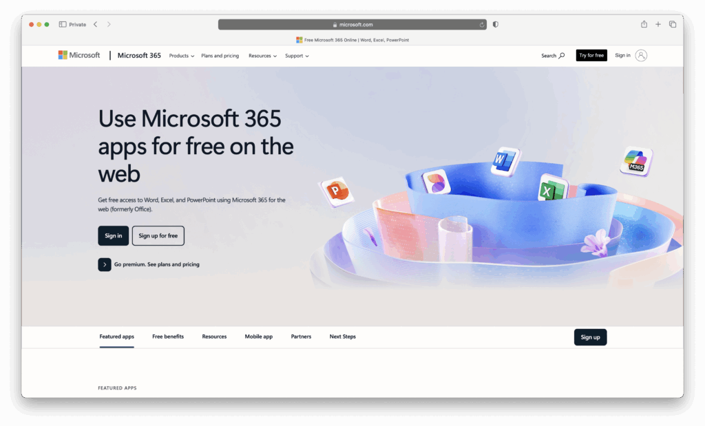 microsoft 365 free version