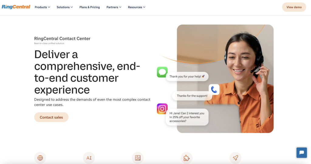 ringcentral contact center