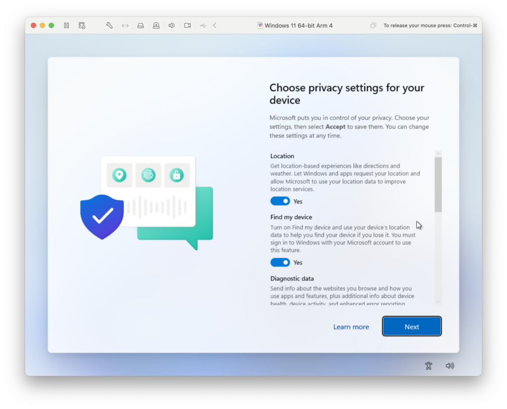 windows 11 privacy settings