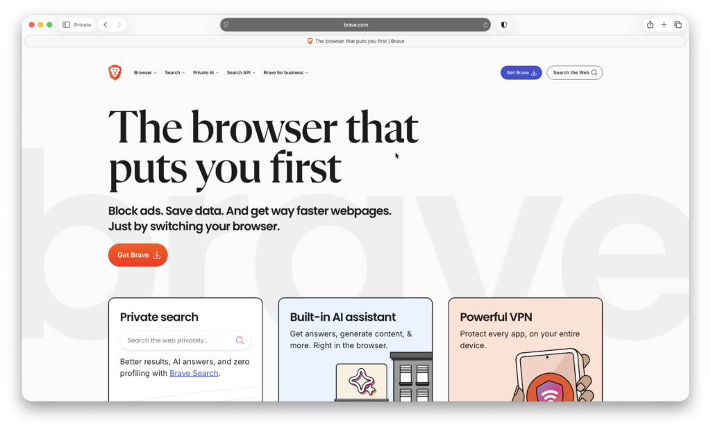 brave browser for mac