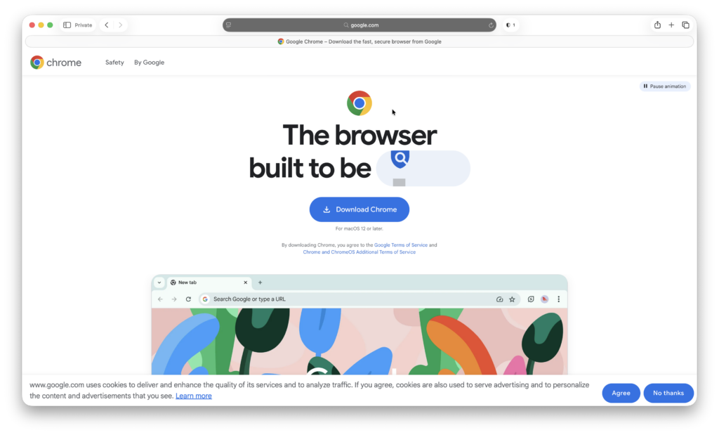 chrome for mac