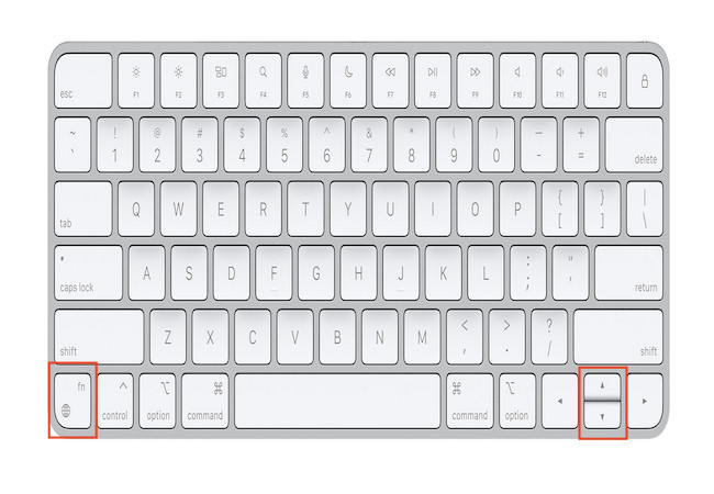 apple keyboard page up and page down keys - cover