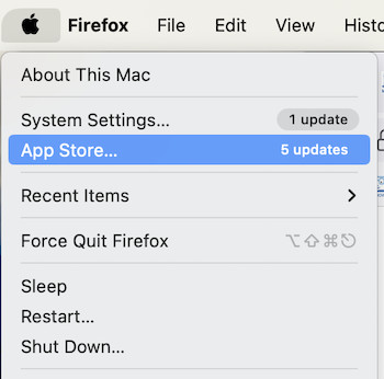 how to see if app updates are available on a mac