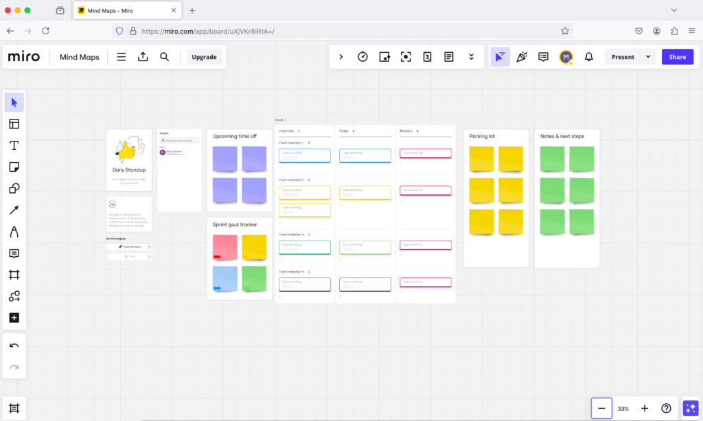 miro mind mapping