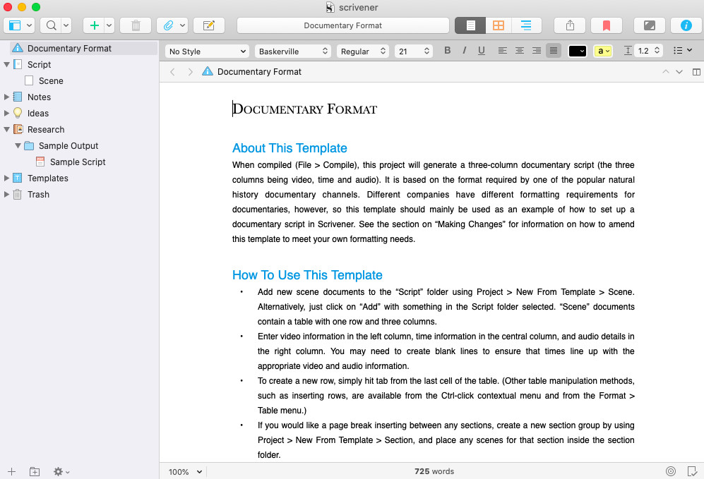 scrivener template machow2