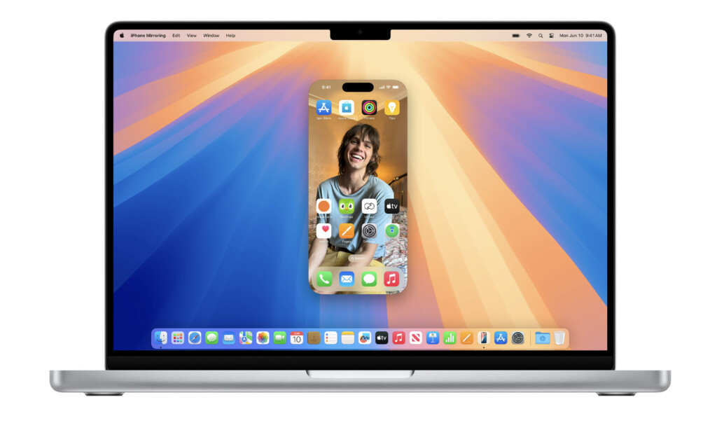 iPhone Mirroring in macOS Sequioa. Source: Apple