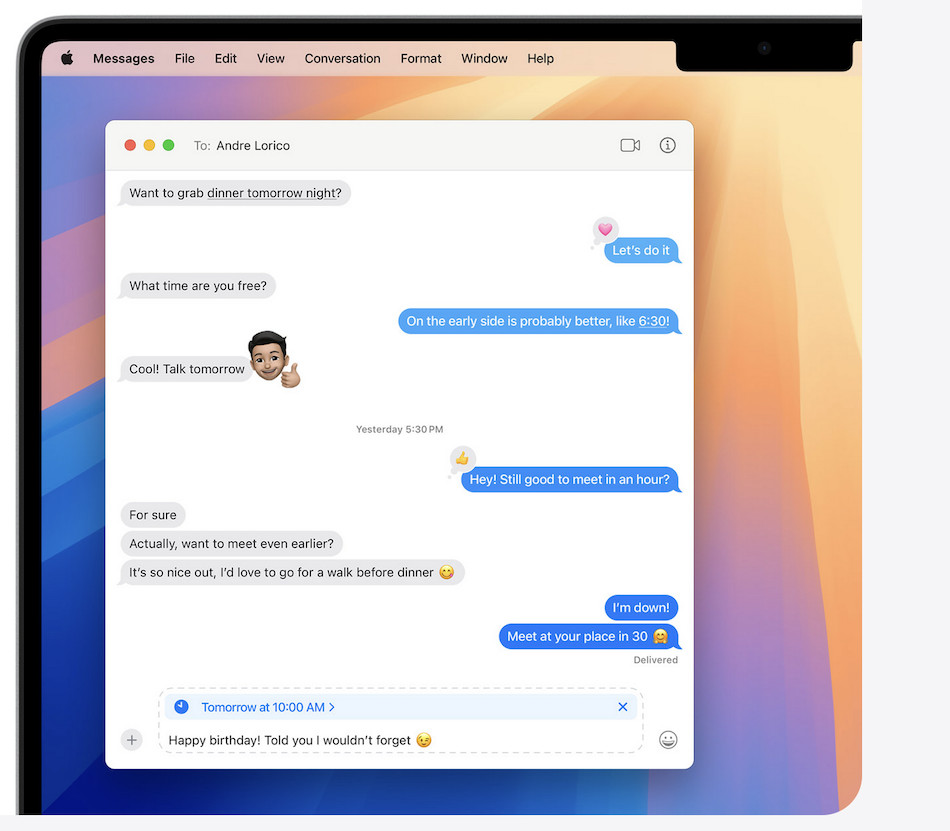 New Messages app in sequoia