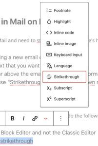 How To Strikethrough on a Mac