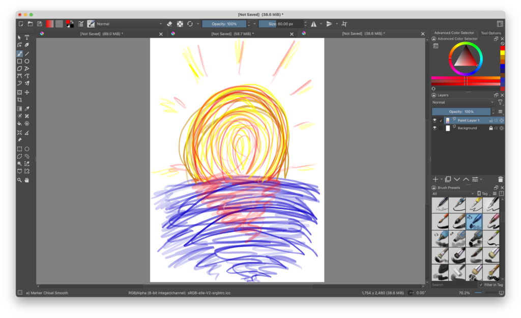 kamvas 13 krita on mac