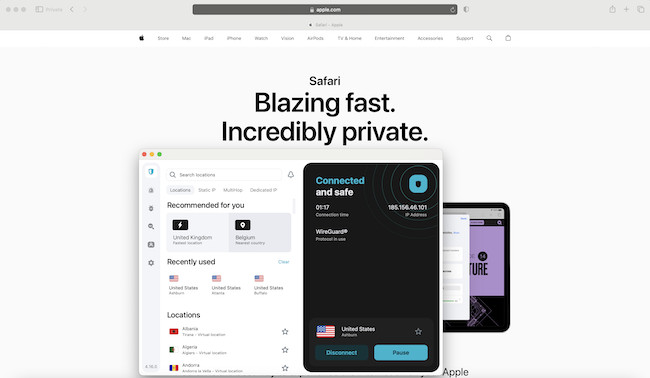 best vpn for safari - cover