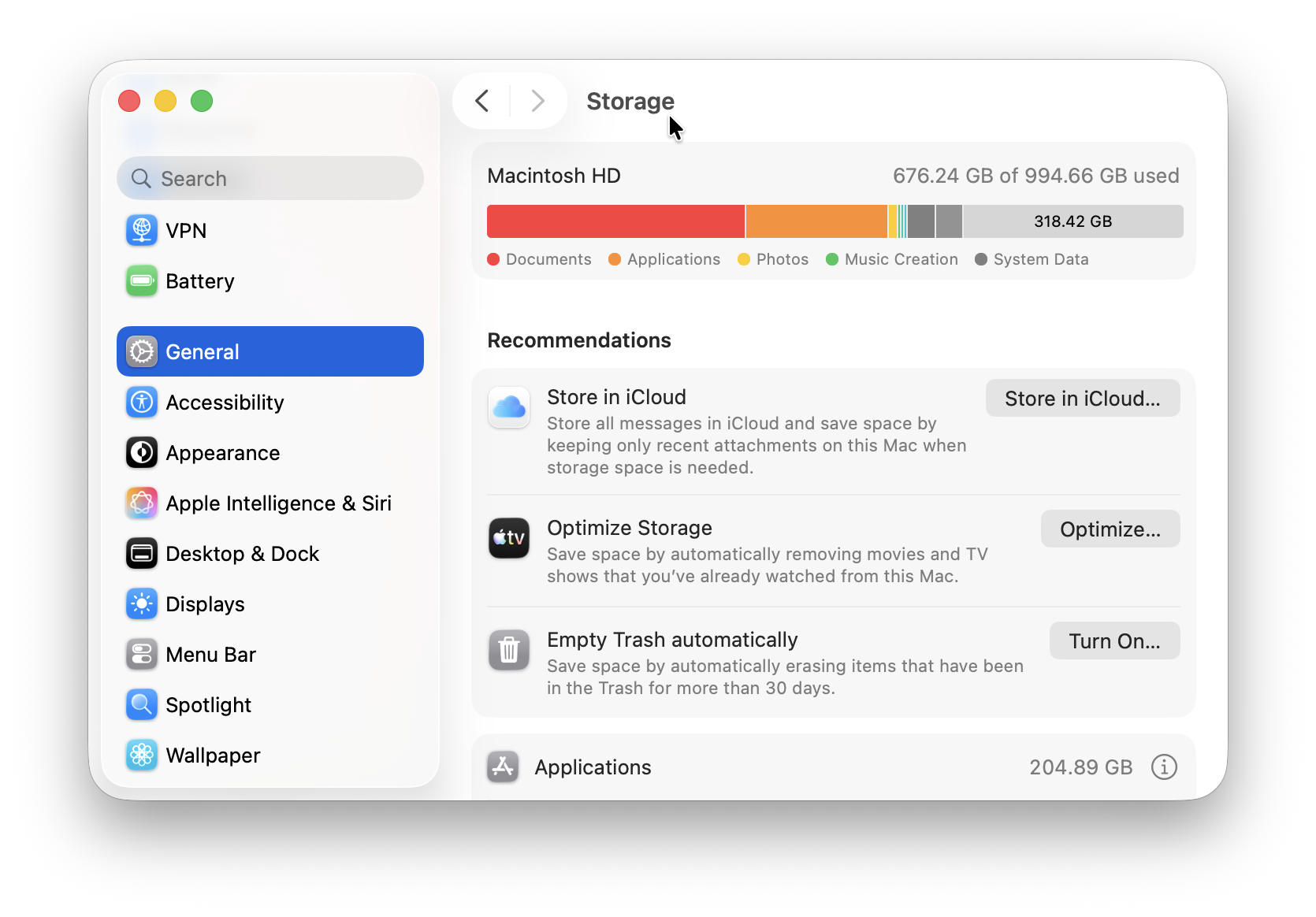 macos storage settings