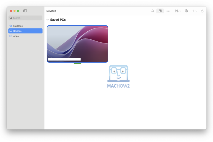 windows app mac device list
