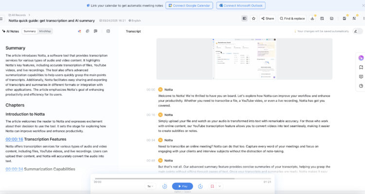 notta ai dictation on mac