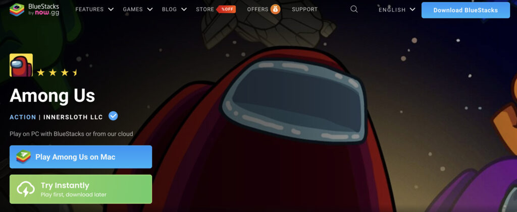 among us bluestacks