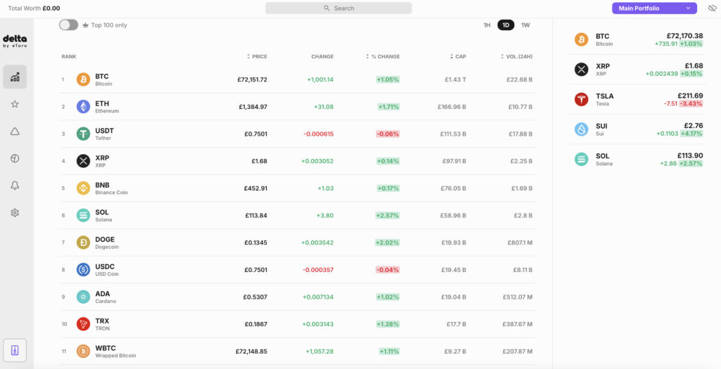 delta investment tracker for mac - crypto portfolio