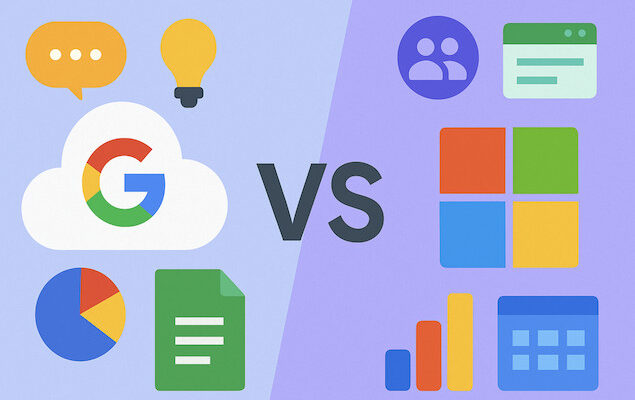 google workspace vs microsoft 365 for mac - cover