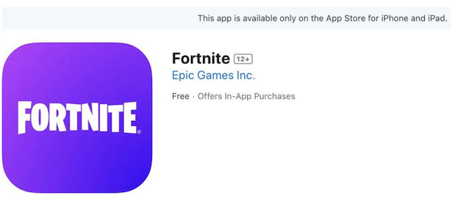 is fortnite back on mac?