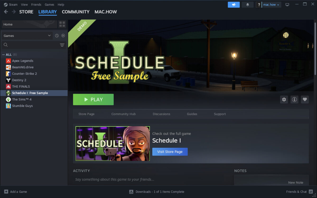 Does Schedule 1 Work On Mac