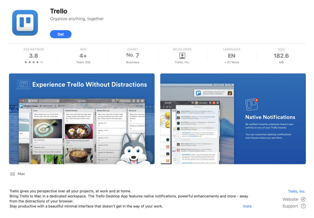 trello for mac