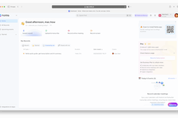 ai note taking software mac