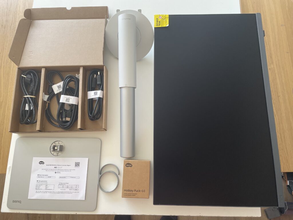 benq pd2730s unboxing