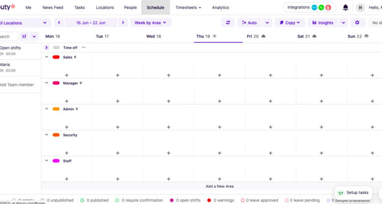 hr scheduling software mac