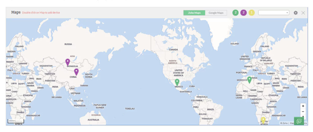 zoho network diagram software