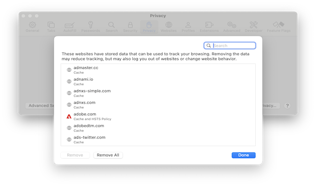 how stop apps tracking you mac