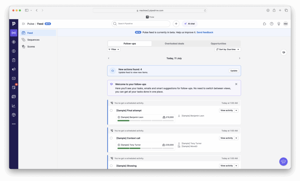 pipedrive pulse
