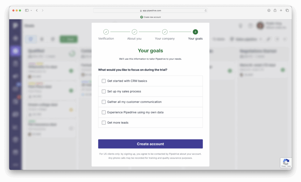 pipedrive setup on mac