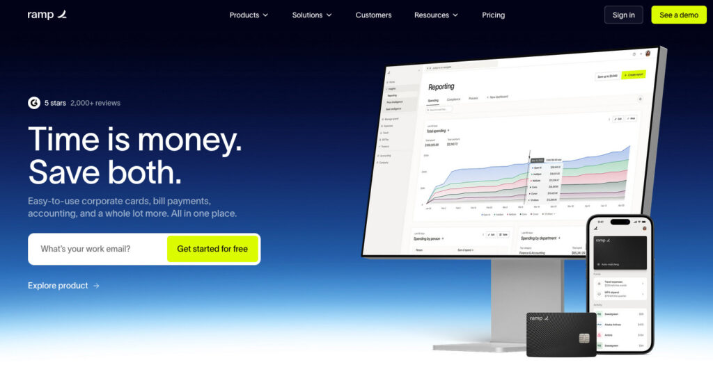 ramp expense management software mac