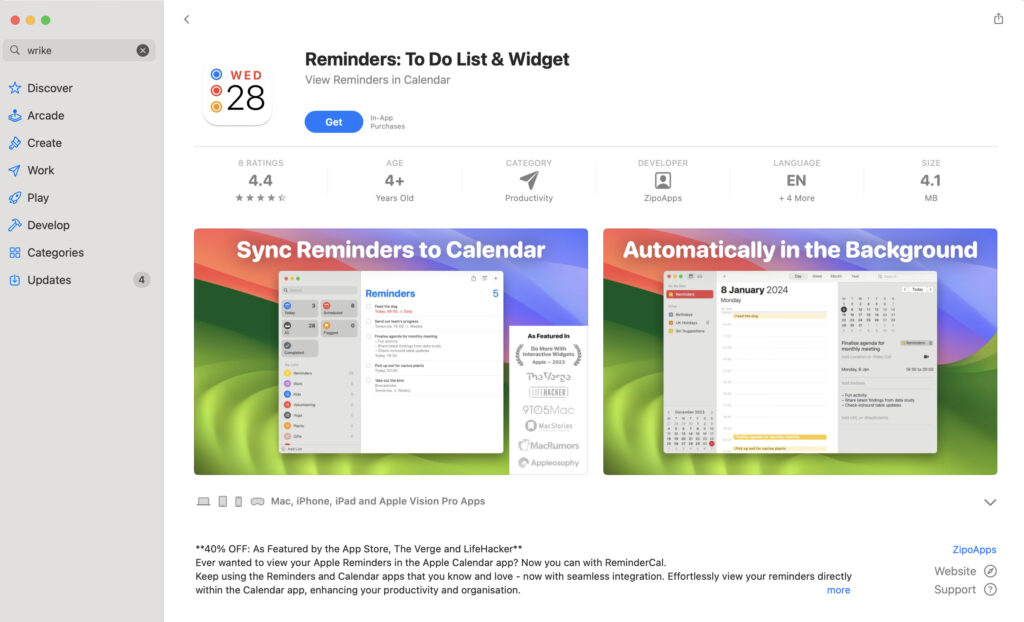 reminder app macos